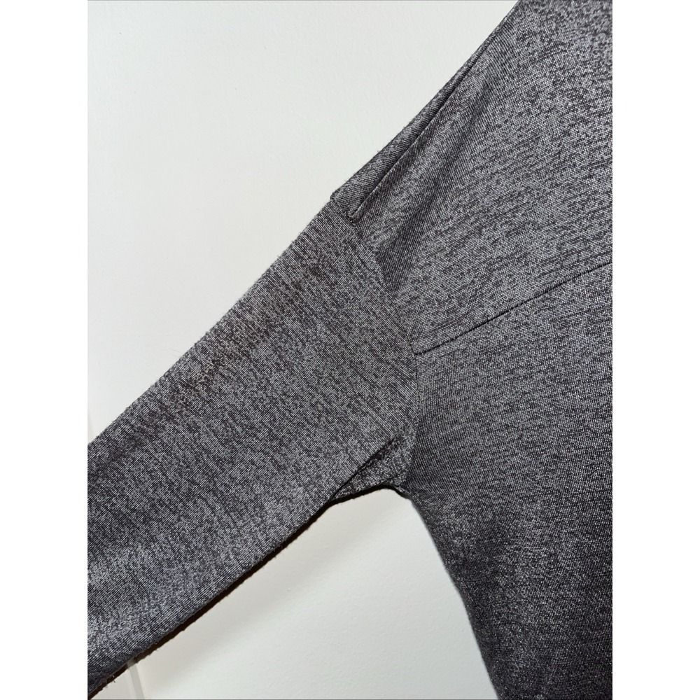 Vince Womens Top M Heathered Gray Slight Sparkle Minimalistic Neutral - Picture 4 of 7